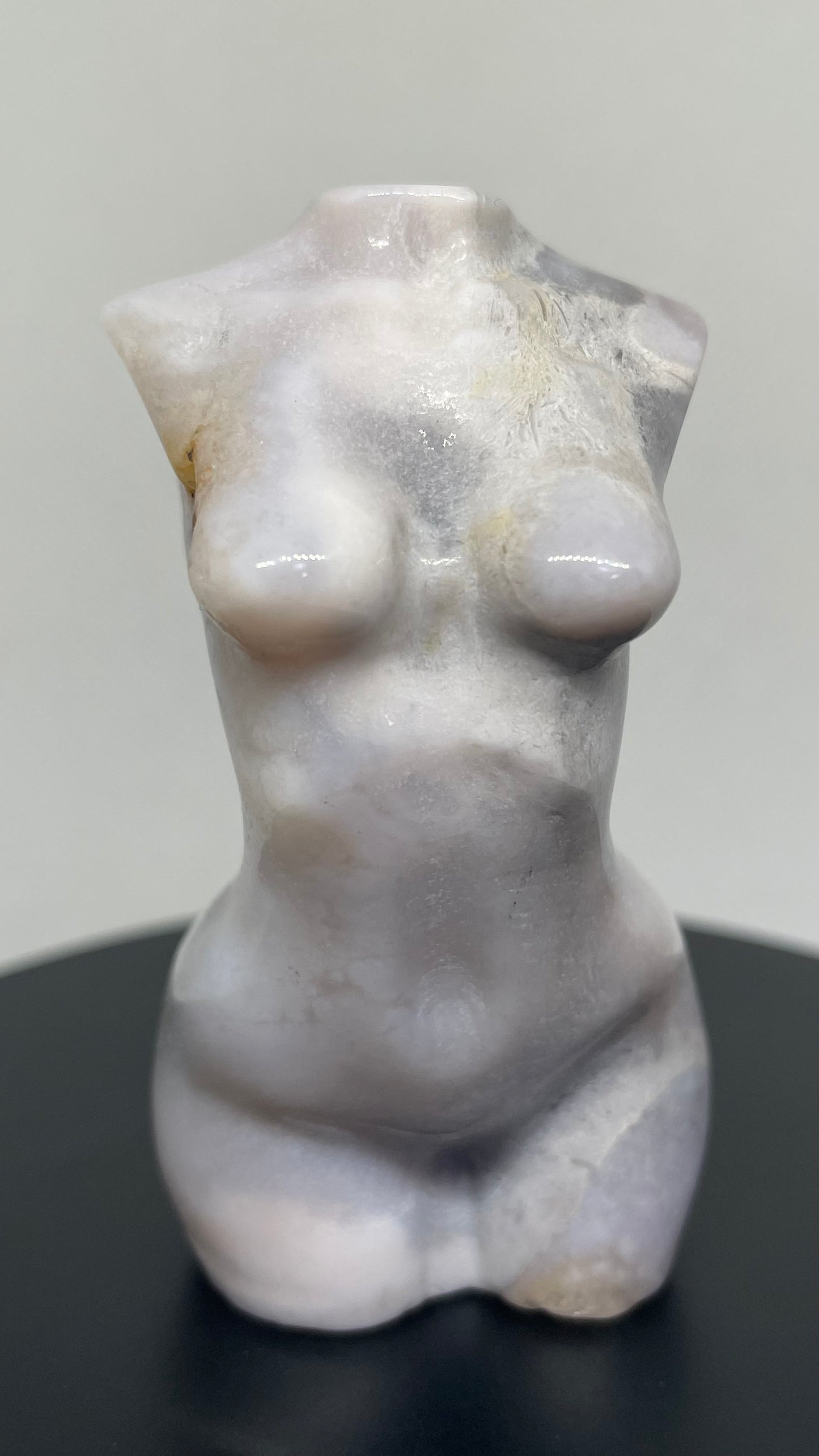 Pink Amethyst x Flower Agate Goddess Bodies M
