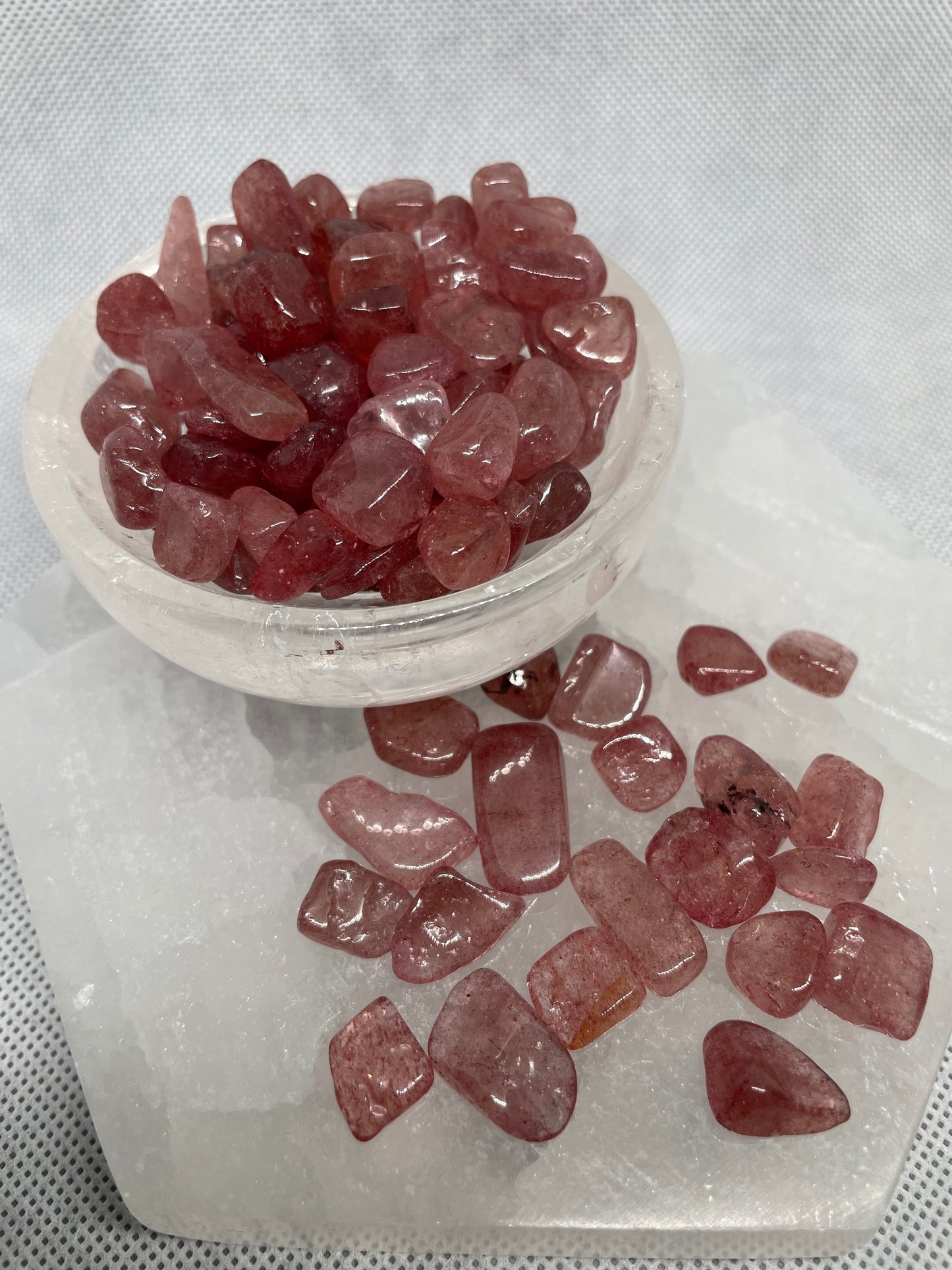 Strawberry Quartz Mini Tumbles