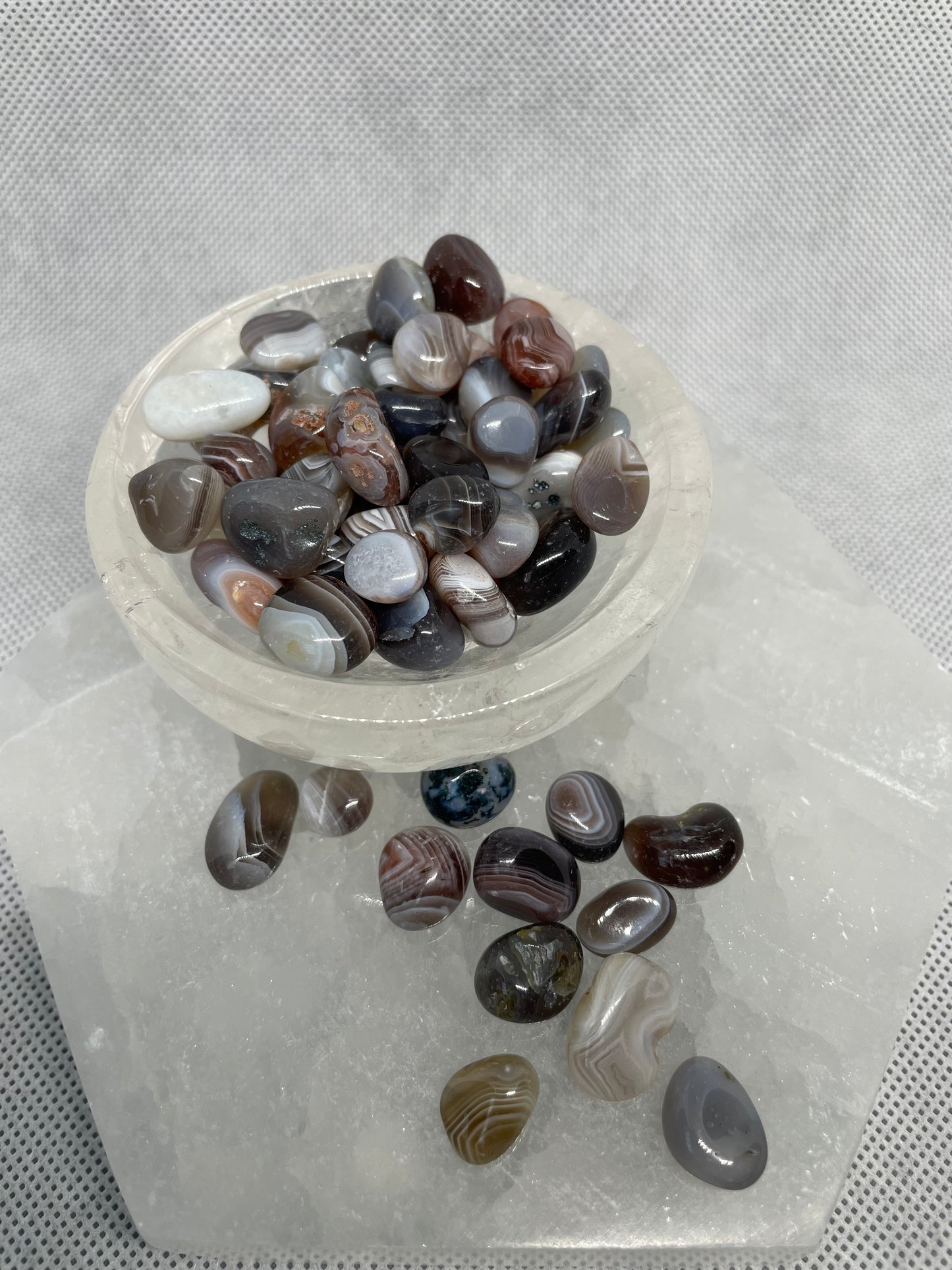 Batswana Agate Mini Tumbles