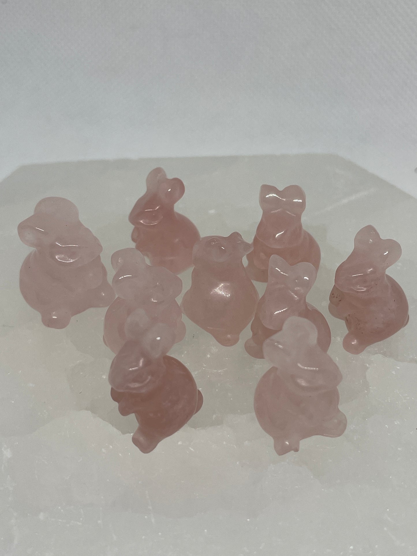 Rose Quartz Bunny Mini