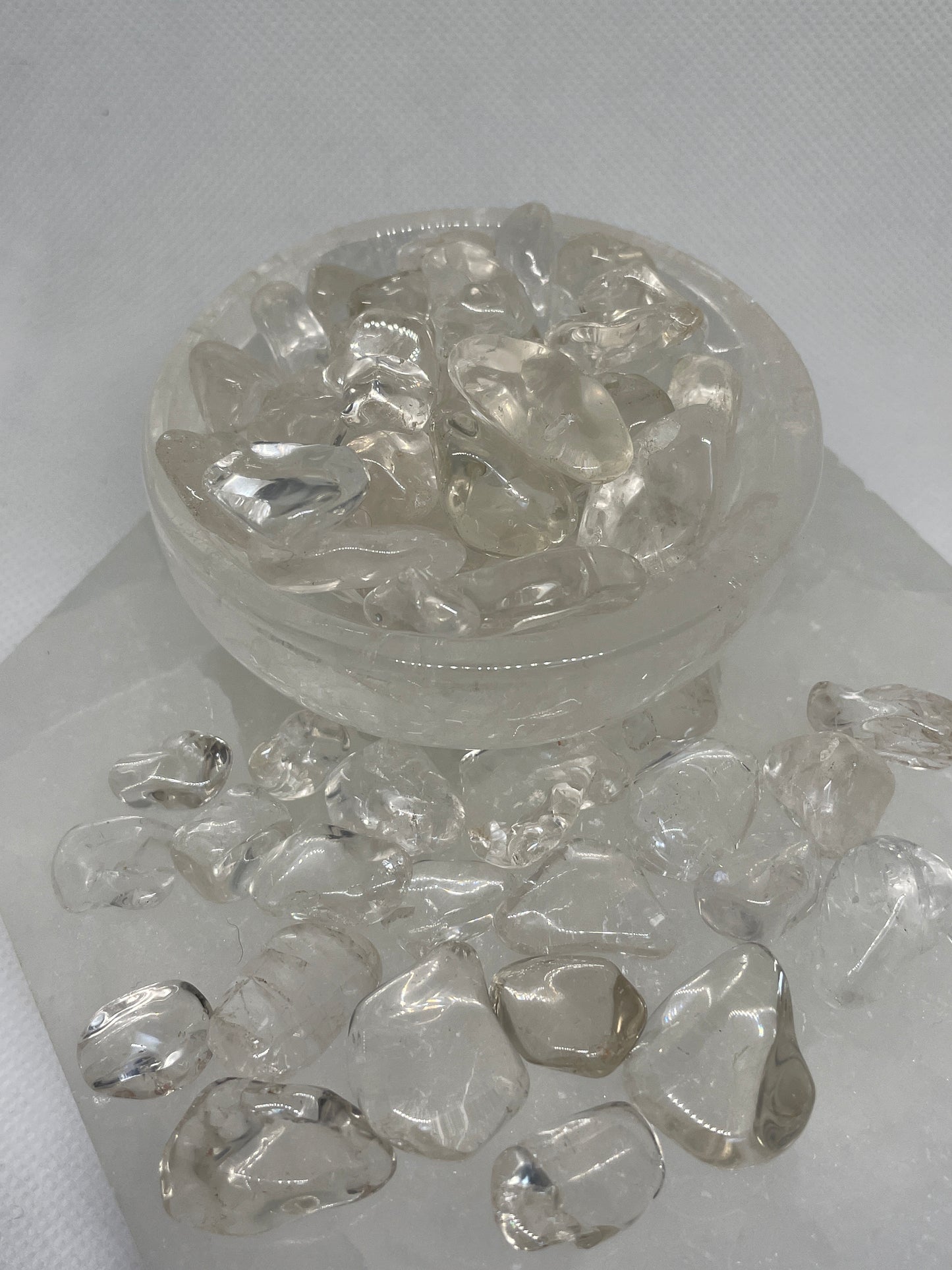 Clear quartz Freeform tumble