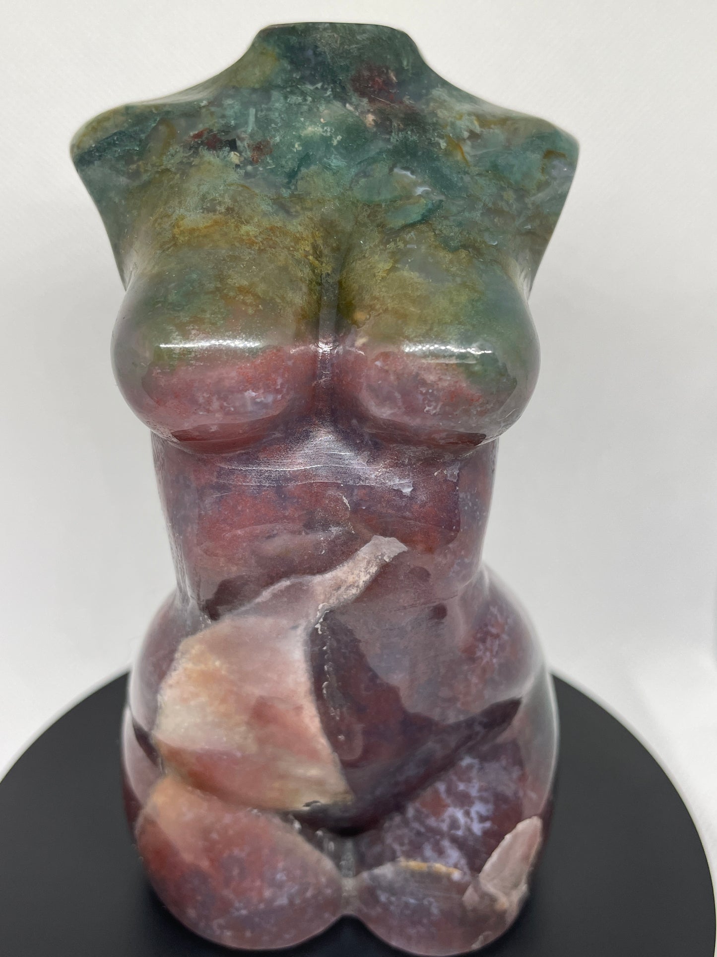 XL Ocean Jasper x Moss Agate Goddess Body