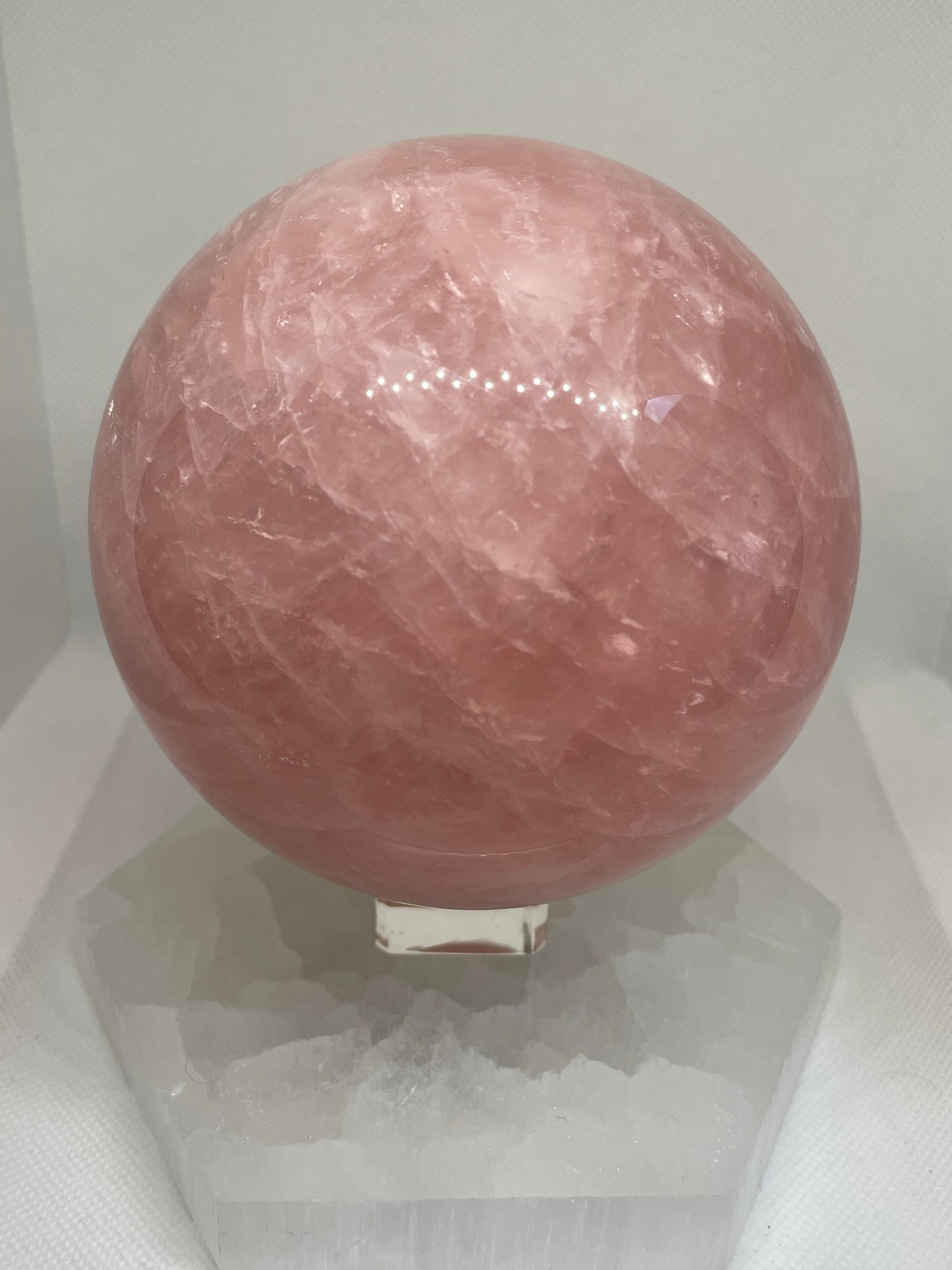 Rose Quartz Sphere w/Asterism 110mm