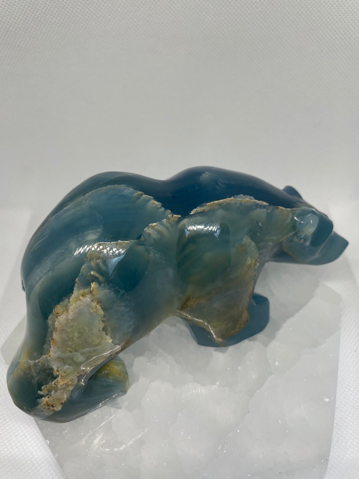 Blue Onyx Polar Bear