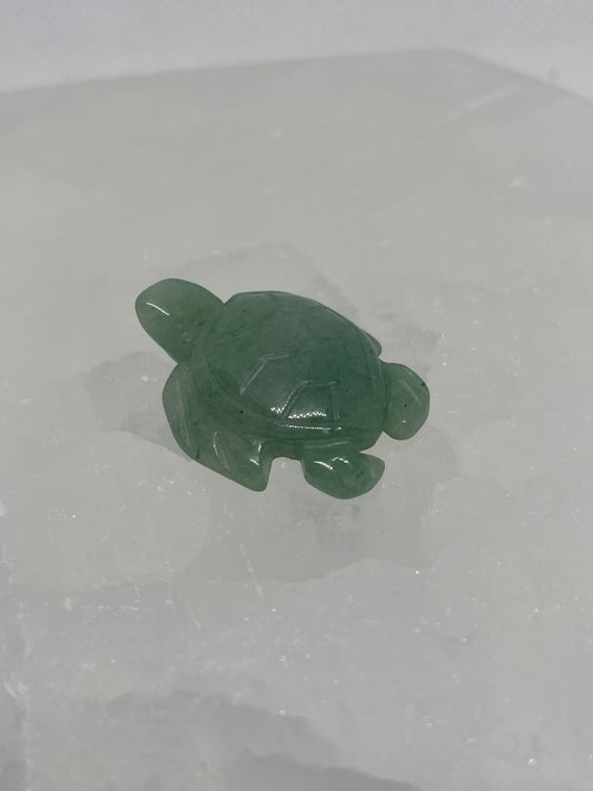Green Aventurine Sea Turtle Mini