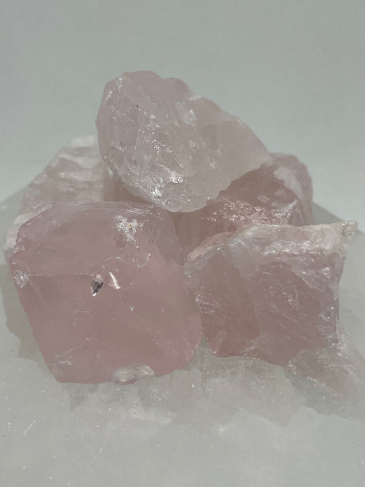 Raw Rose Quartz
