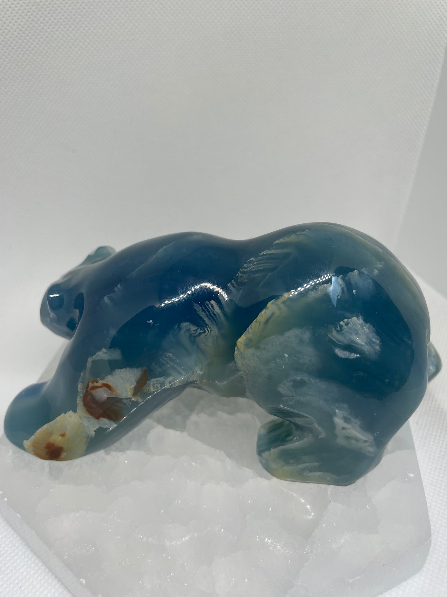 Blue Onyx Polar Bear