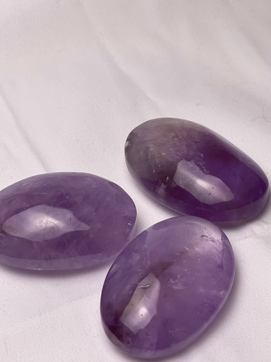 High Quality Amethyst Soap Shape Palm (Intuitive Pick)