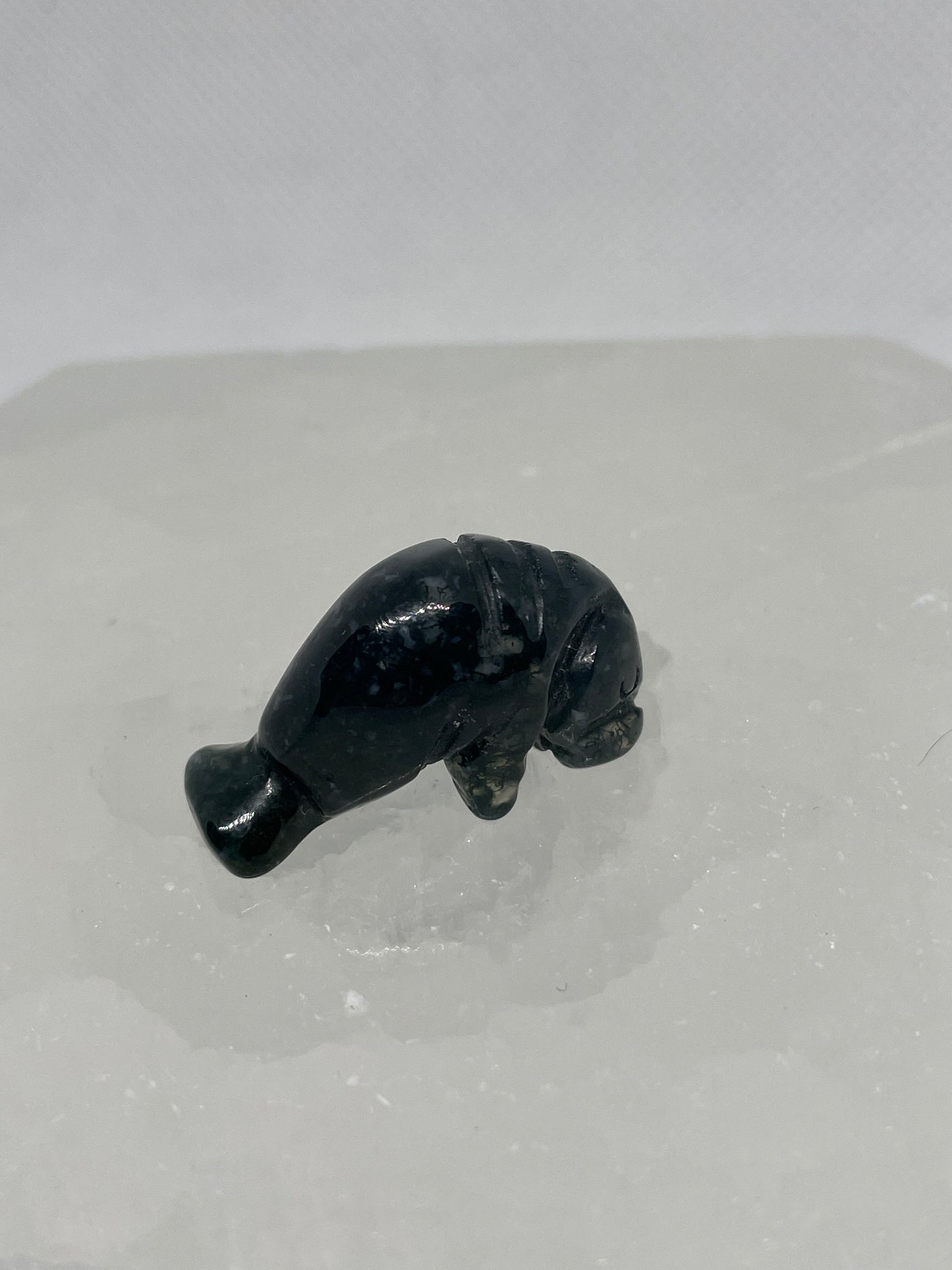 Moss Agate Manatee Mini