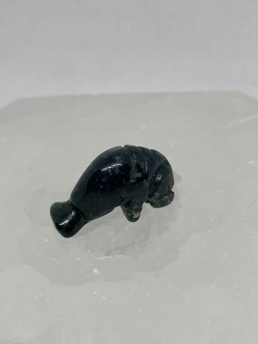 Moss Agate Manatee Mini