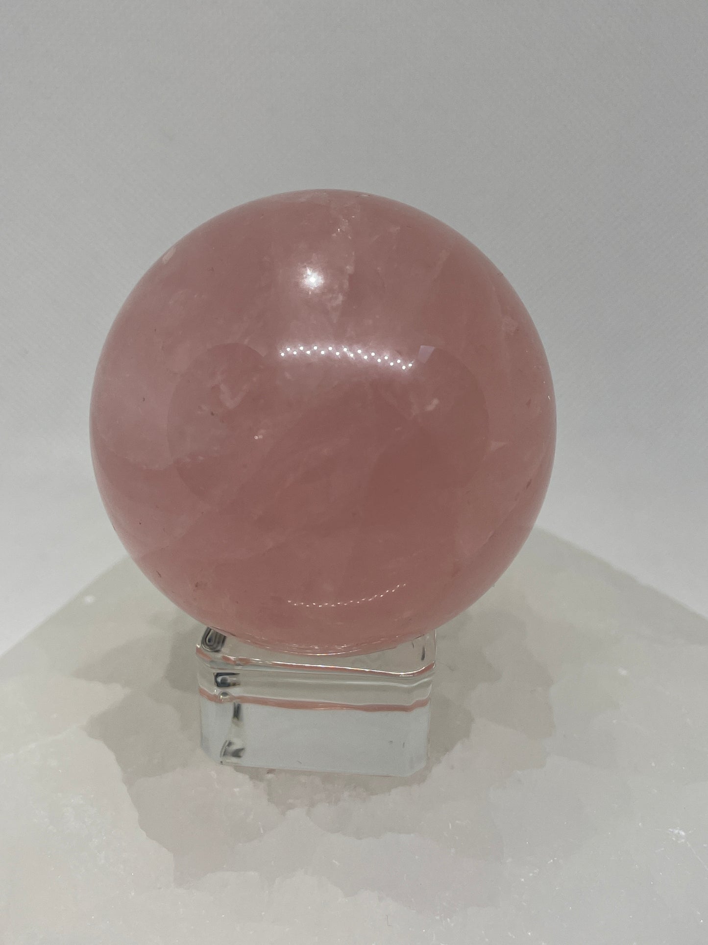 Rose Quartz Sphere W/ Asterism 57mm