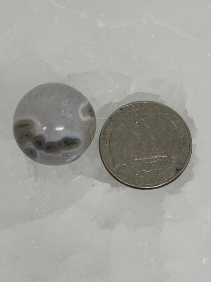 Mini Moss Agate Sphere