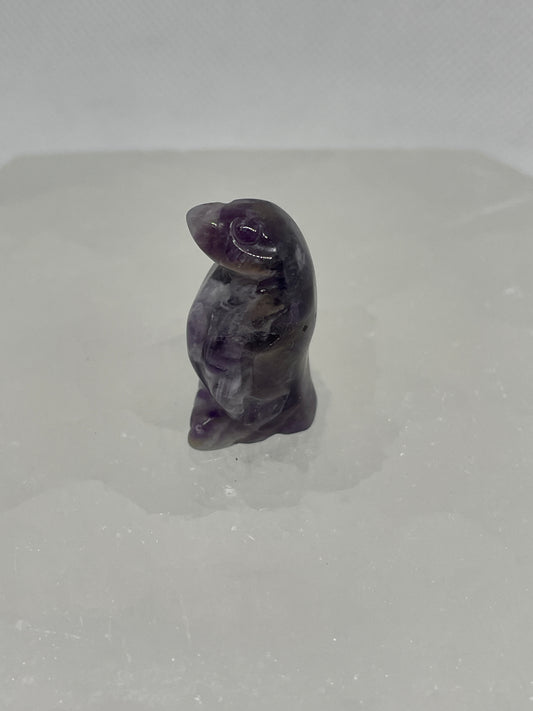 Amethyst penguin Mini