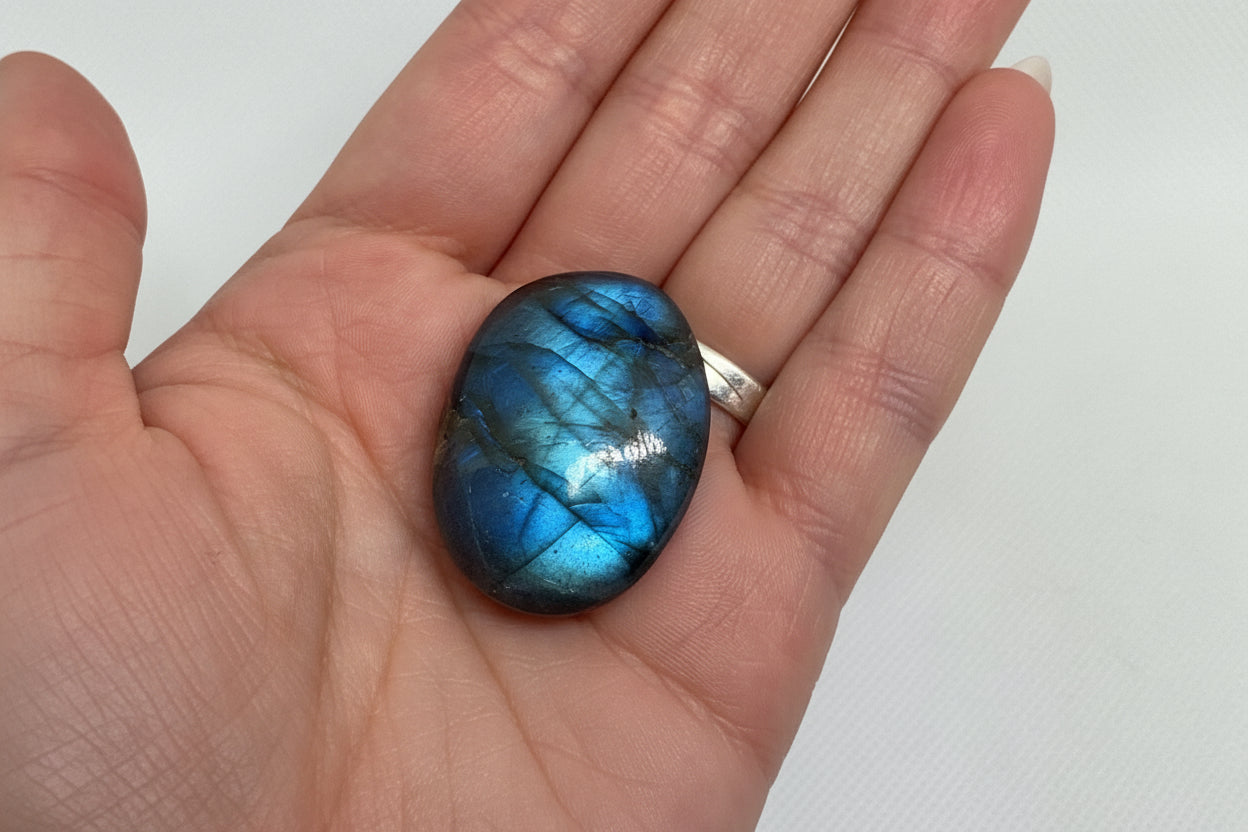Flashy Labradorite Mini Palm