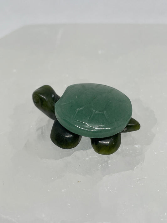 Green Aventurine Mini Turtle