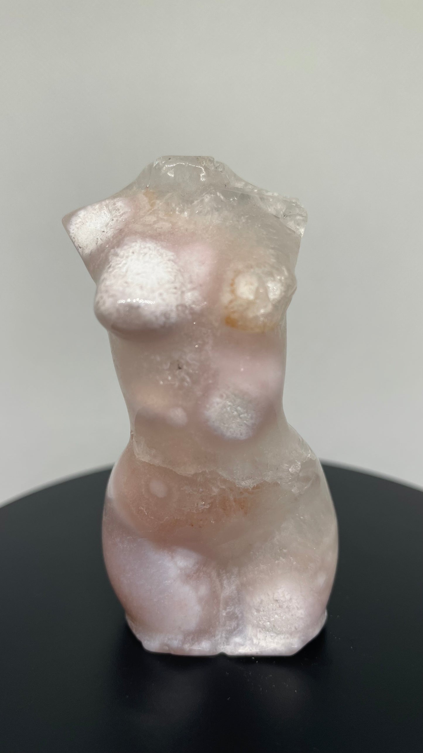 Pink Amethyst x Flower Agate Goddess Bodies M