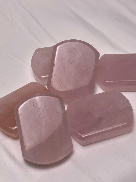 Gemy Rose Quartz Square Palm(Intuitive Pick)