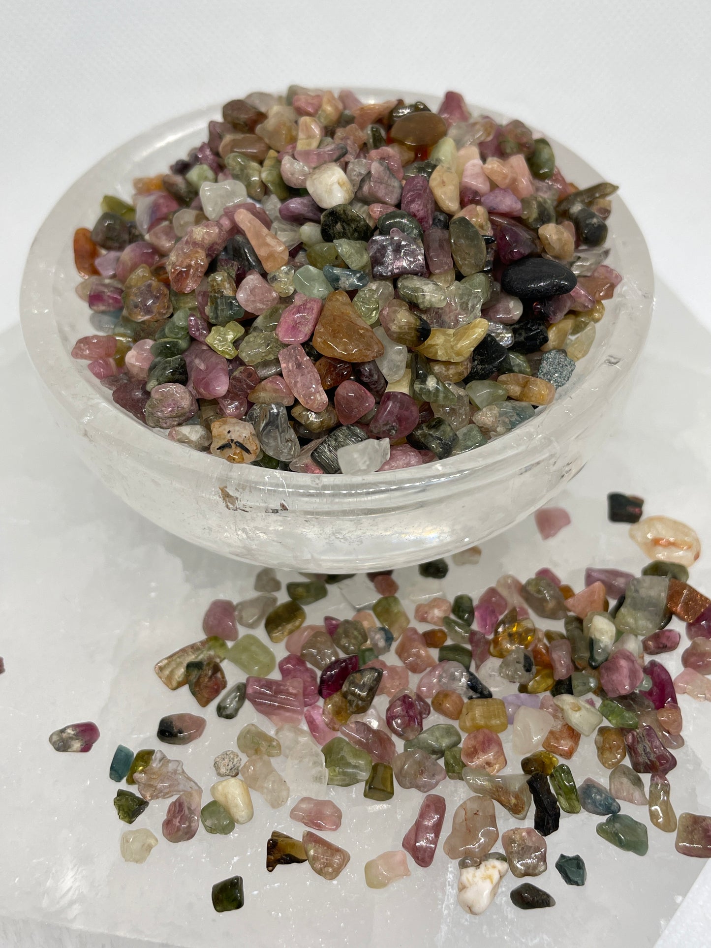 Watermelon Tourmaline Chips