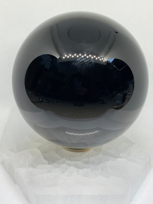 Black Obsidian Sphere 117mm