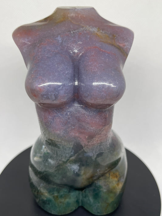 XL moss agate x Ocean Jasper Goddess Body