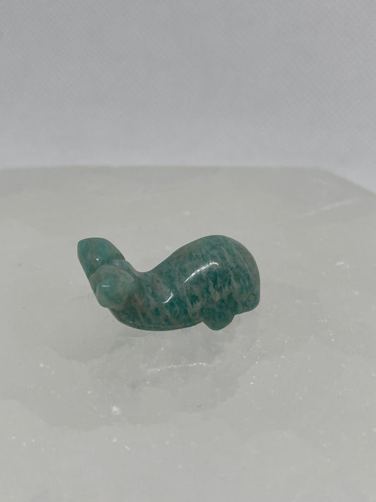 Amazonite Whale Mini