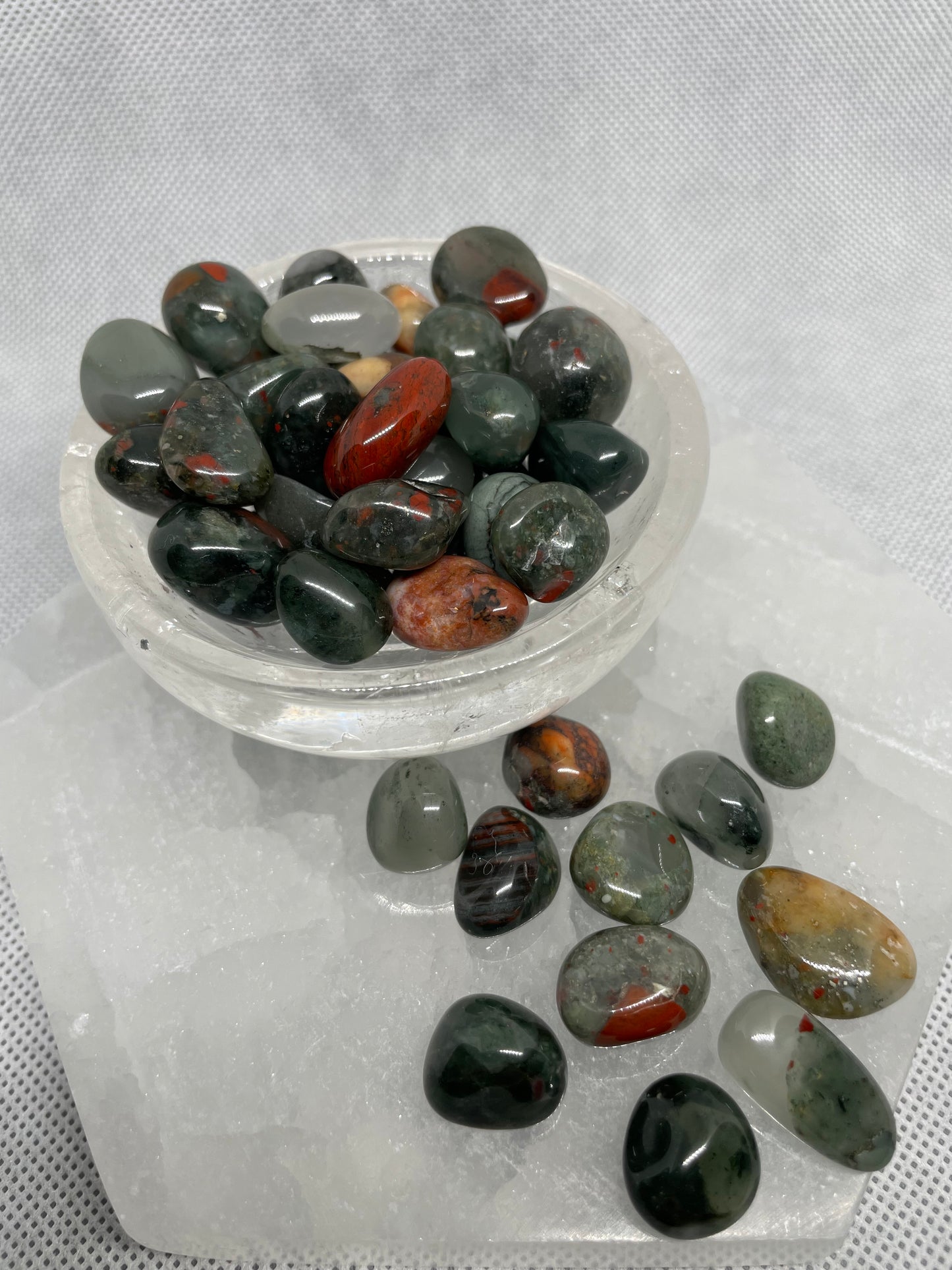 African Bloodstone Mini Tumbles