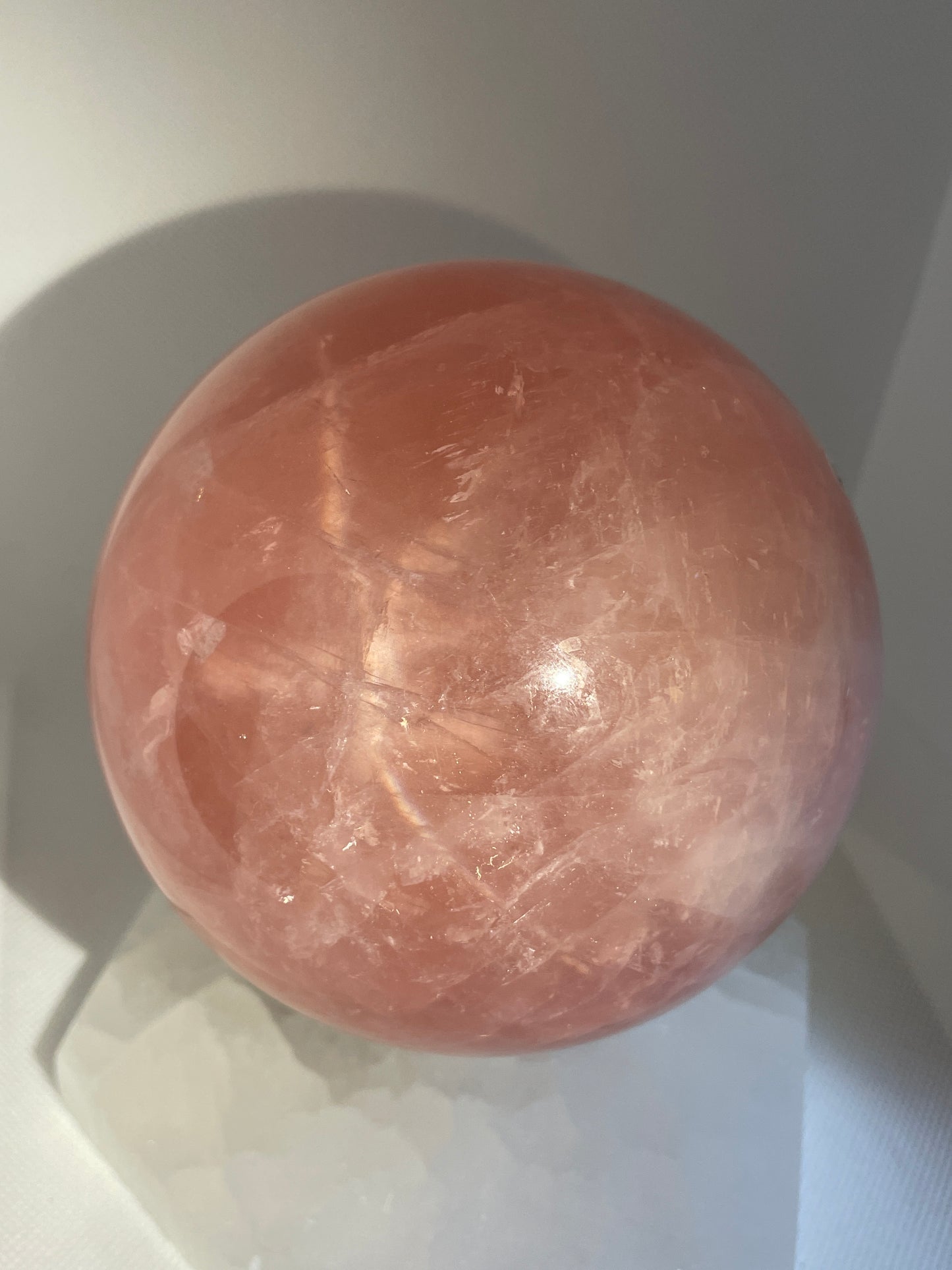 Rose Quartz Sphere w/Asterism 110mm
