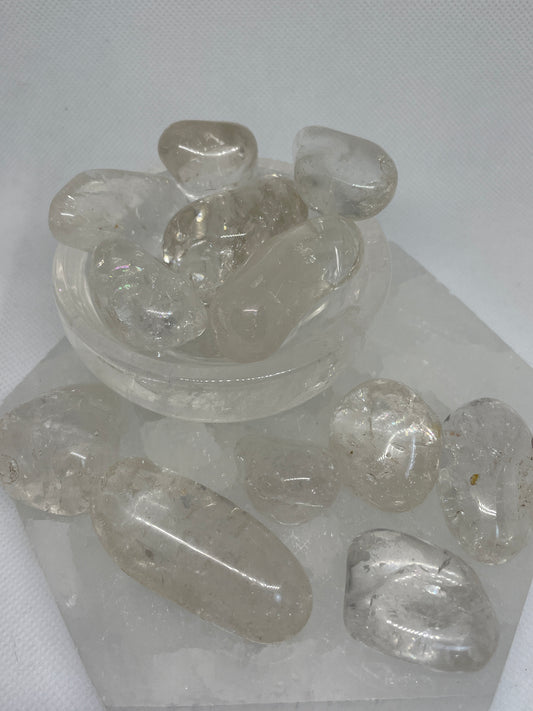 Clear Quartz Tumble LG