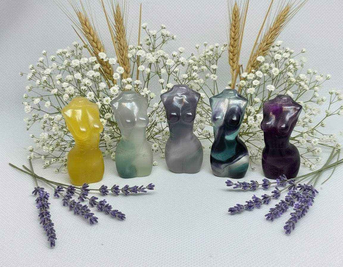 Mini Fluorite Goddess Body (Intuitively Chosen)