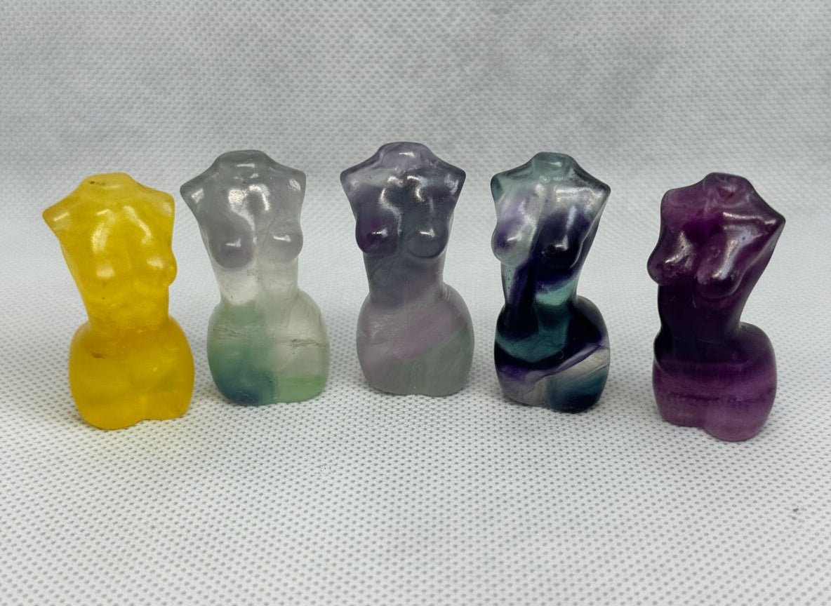 Mini Fluorite Goddess Body (Intuitively Chosen)