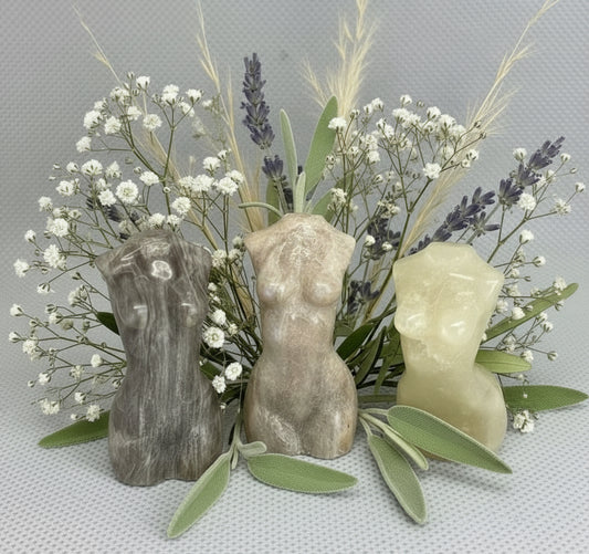 Mini Moonstone Goddess Body (Intuitively Chosen)