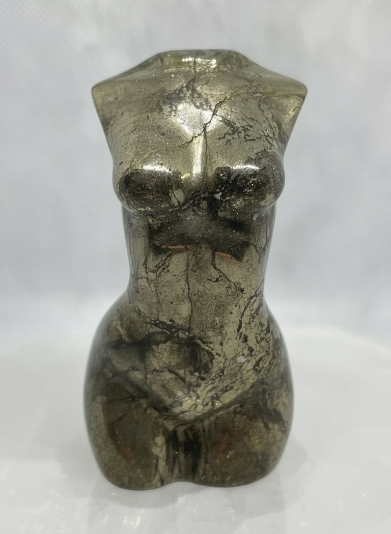 Pyrite Goddess Body- Medium