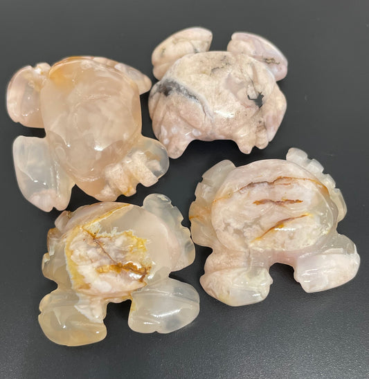 Mini Flower Agate Crab