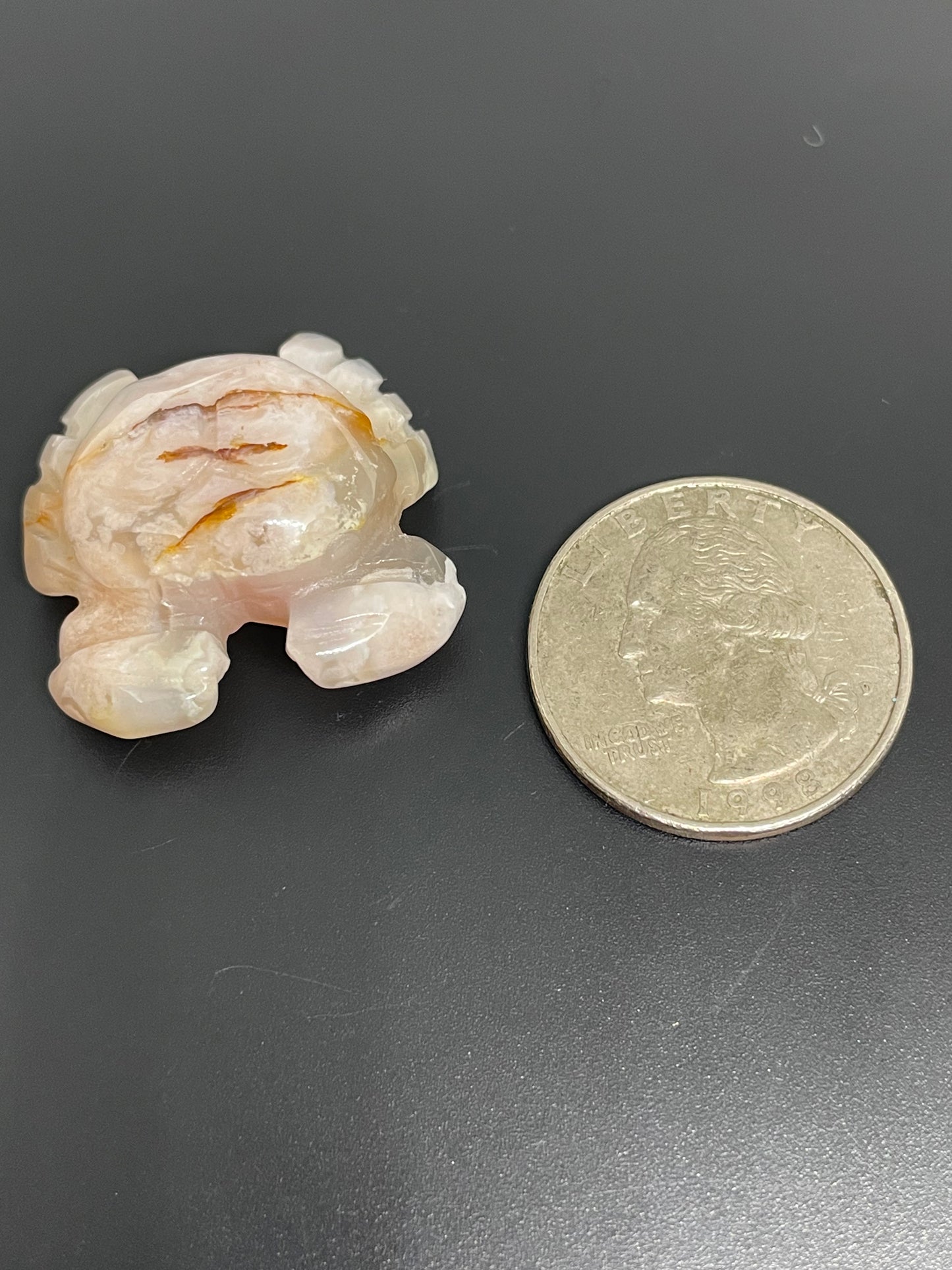 Mini Flower Agate Crab
