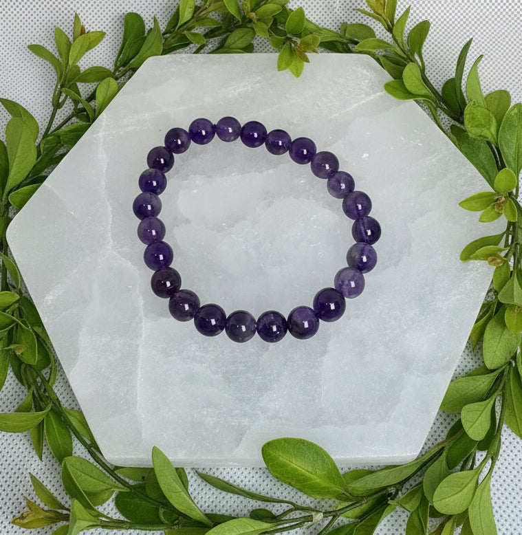 Amethyst Bracelet 8mm