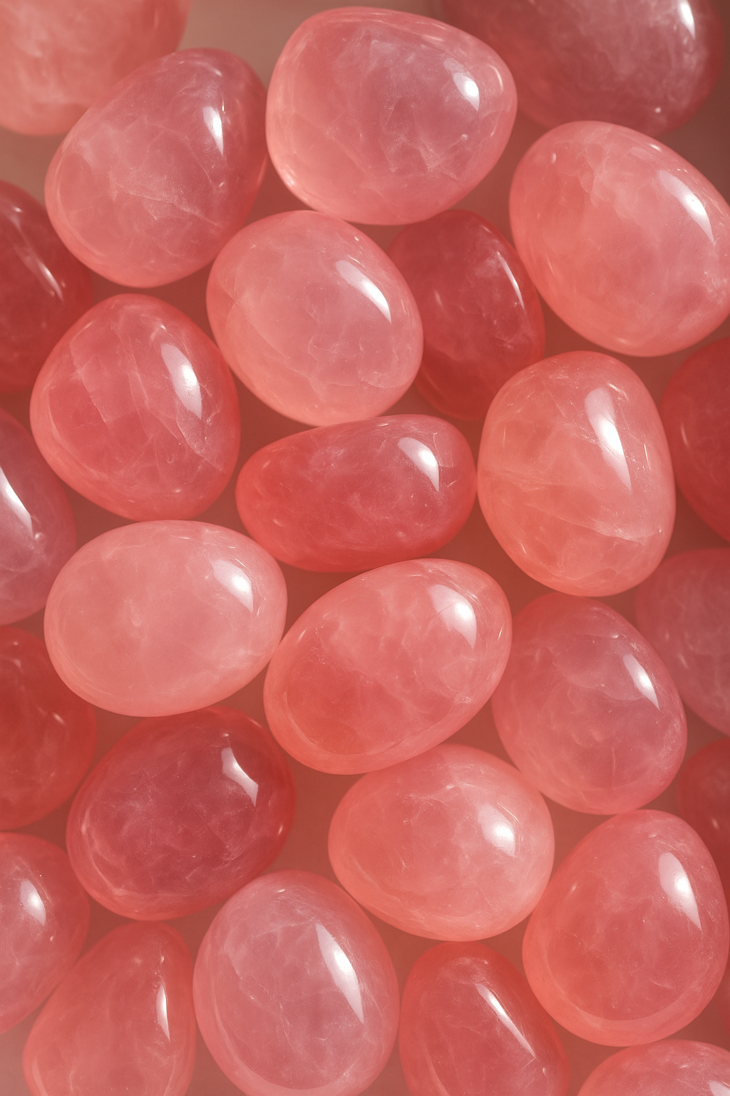 Madagascar Rose Quartz Tumbles