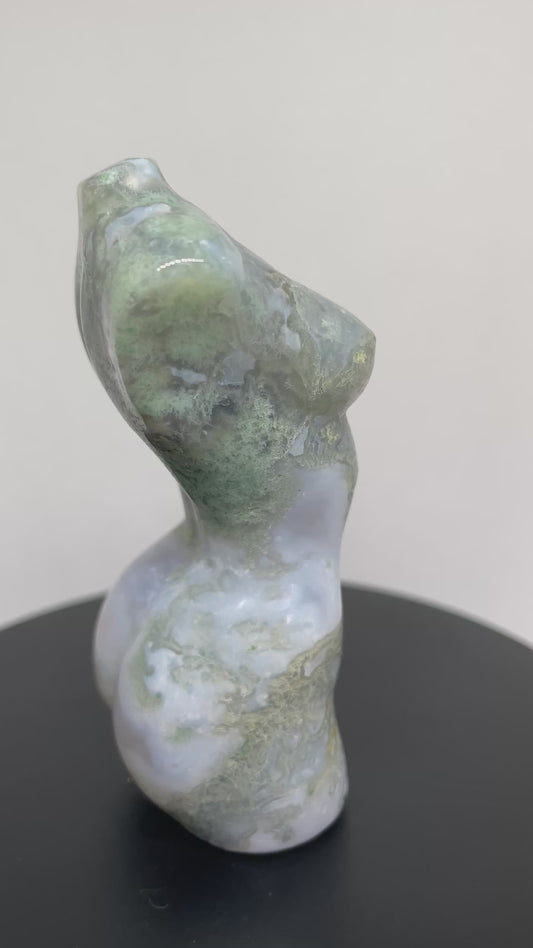 Moss Agate Goddess Bodies M