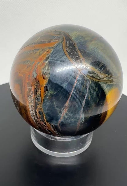 Blue Tigers Iron Sphere